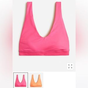 J crew Cloudstretch V-neck Sports Bra